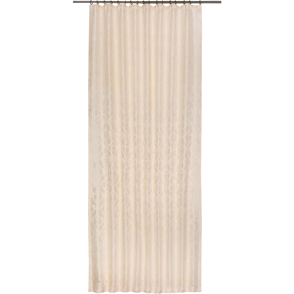 Штора на ленте «Шарм», 135х260 см, цвет экрю ТОРГОВЫЙ ДОМ ТЕКСТИЛЬ STLM-2120669