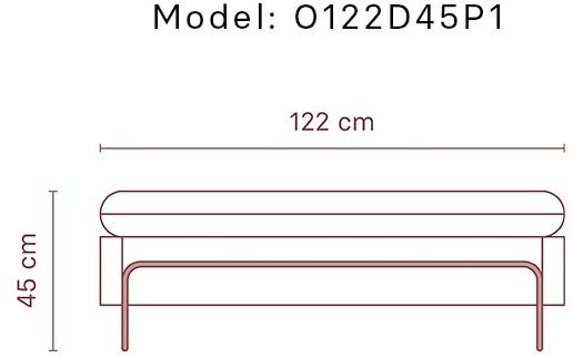 Momocca Модульная скамья со спинкой, обитая тканью Olga sun-id-1453689 - Вид №20