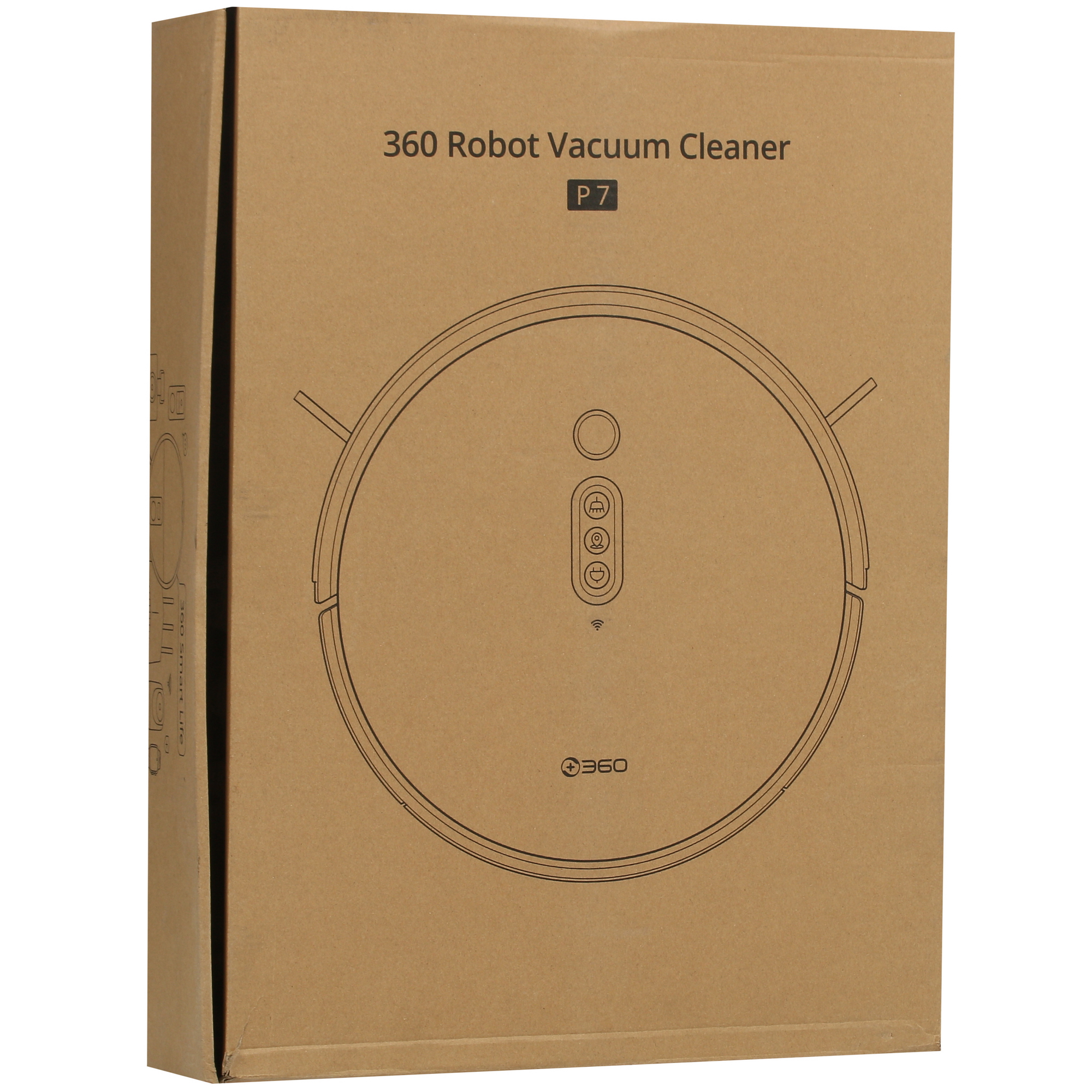 9930377 Робот-пылесос 360 Robot Vacuum Cleaner P7 черный STDN-0075370 - Вид №12