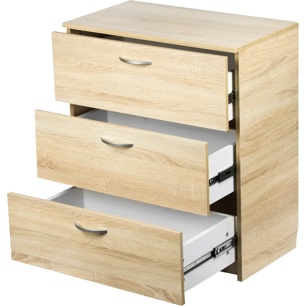 Комод 3 ящика 68.5x80x39.4 см ЛДСП цвет дуб сонома 82034311 STLM-2183801 Santreyd 