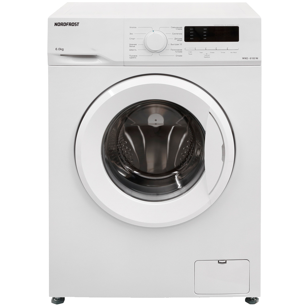 9922027 Стиральная машина Nordfrost WM2 6100 W белый STDN-0028734
