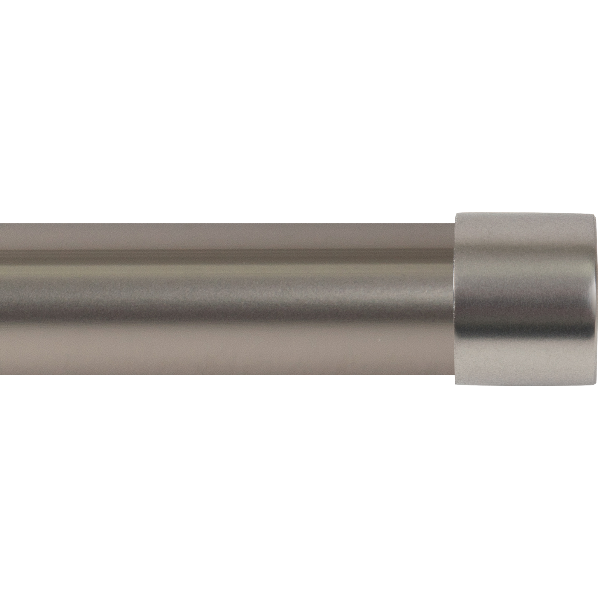 Наконечники-заглушки Inspire для карнизов, металл матовый никель 6 см, 2 шт 82549331 STLM-0029531 - Вид №1