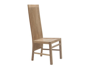 Стул из тикового дерева с высокой спинкой