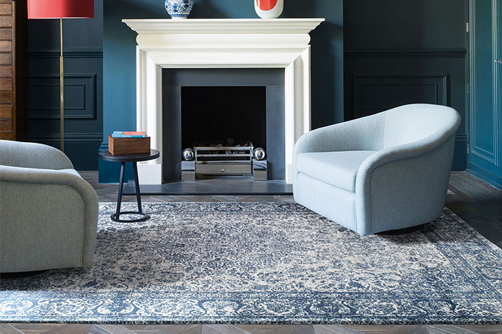 COLORISTICA Турецкий ковер Синий Portofino Sky 2x3 - Вид №1