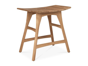 Садовый стул из тикового дерева с подставкой для ног