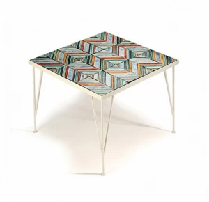 Mambo Unlimited Ideas Квадратный керамический журнальный столик Caldas