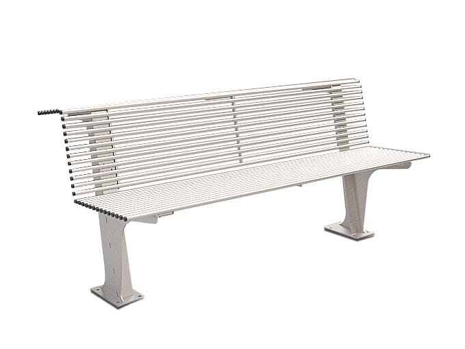 Стальная скамья со спинкой Studio Città VERSATILITY TUBES ARCH-00071648 - Вид №1