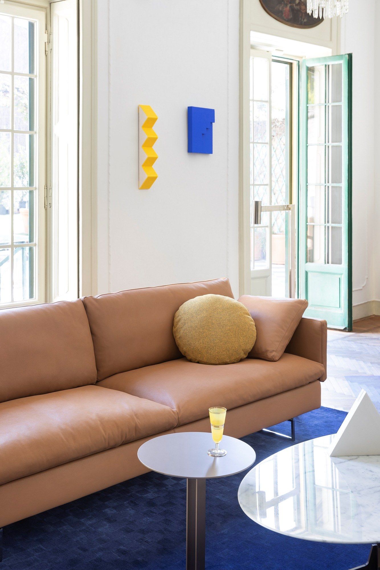 Кожаный диван Saba Italia VOYAGE ARCH-00143907 - Вид №3