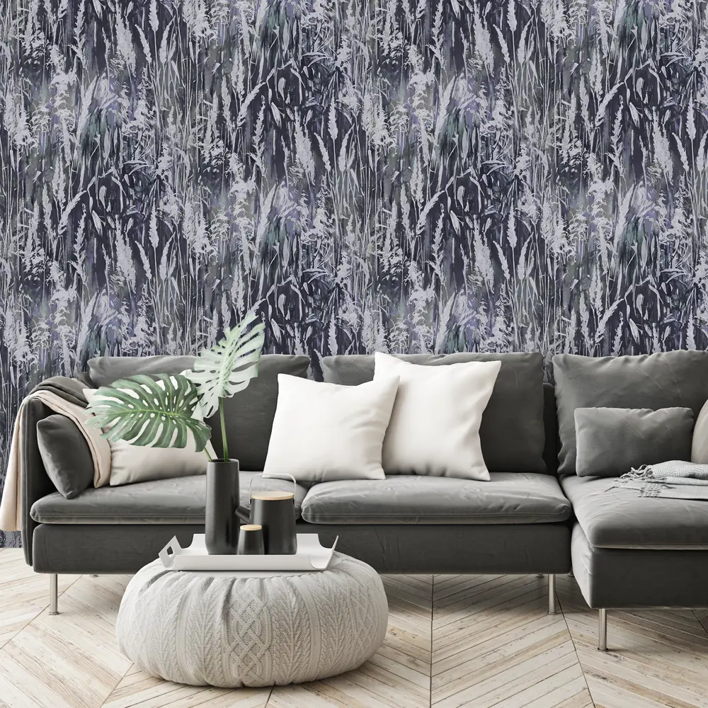 Обои флизелиновые Ateliero Oleron фиолетовые 1.06 м At285659 STLM-2044856 - Вид №3