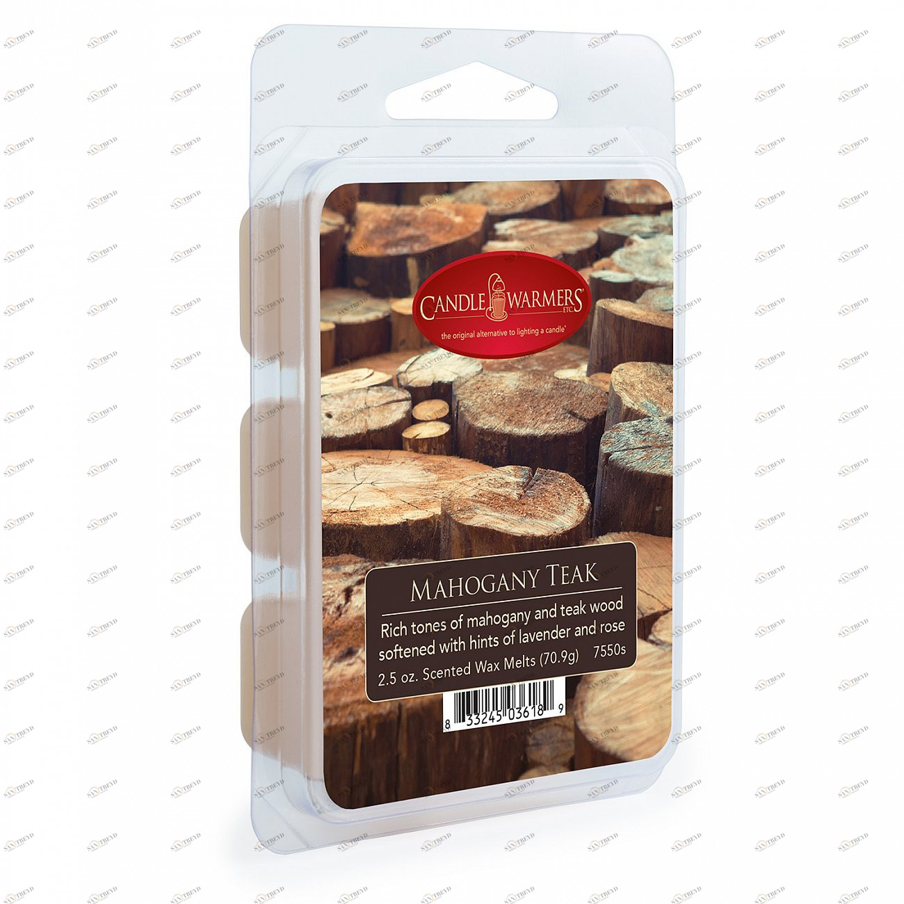 Ароматический воск 75гр. "Тиковое дерево" Mahogany Teak CANDLE WARMERS  268200 Бежевый 