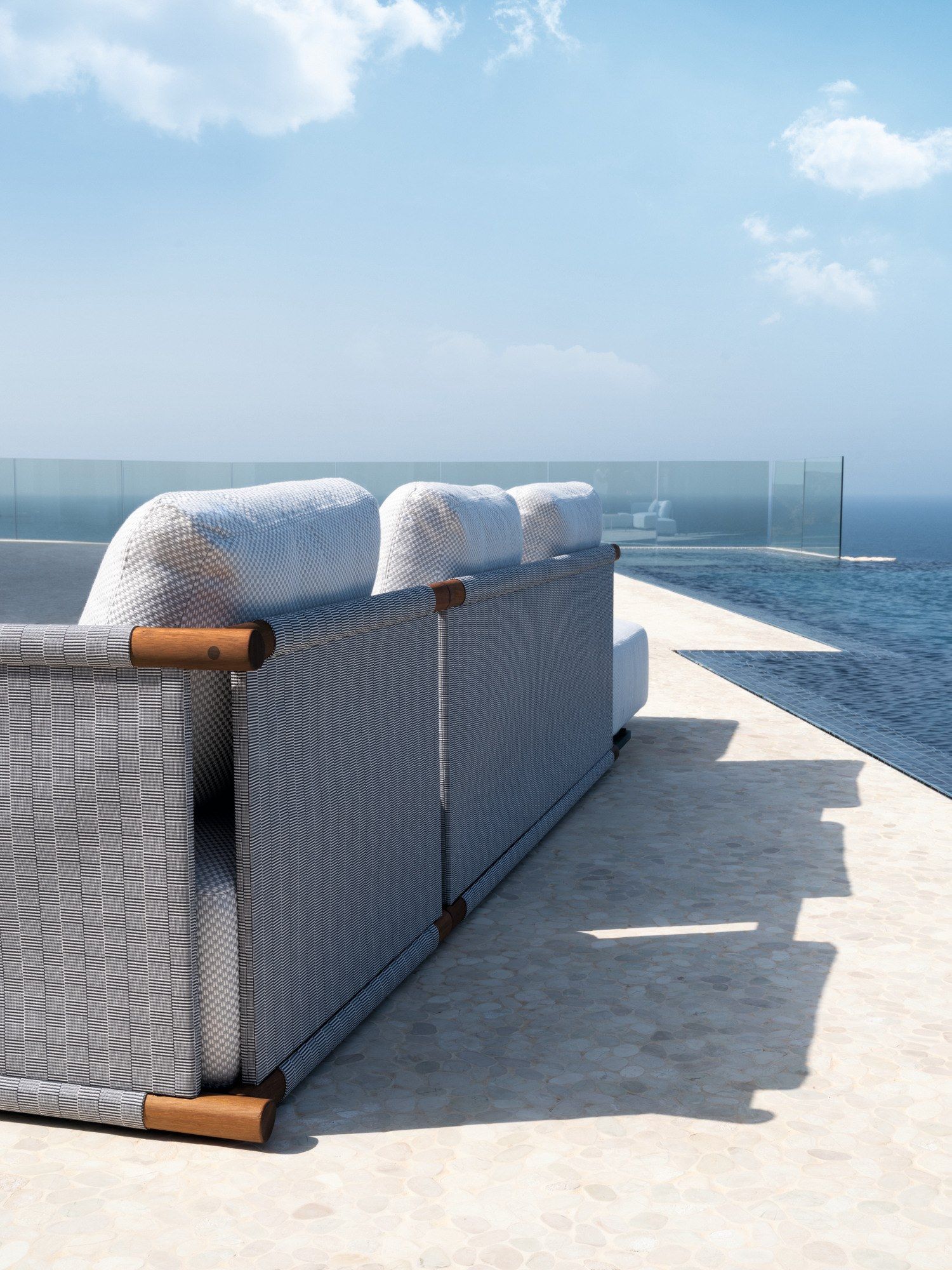 Тканевый модульный садовый диван Gervasoni Gervasoni Outdoor ARCH-00115583 - Вид №6