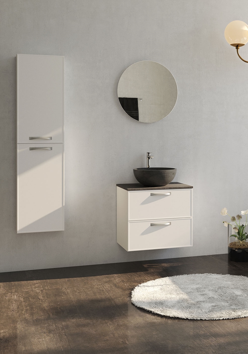 320114 Высокий Шкаф Flex Vogue White Mat Noro  Белый  - Вид №1