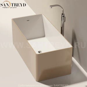 WASH BICOLOR Ванна свободностоящая 150 см коричневая MW150.BC.7503