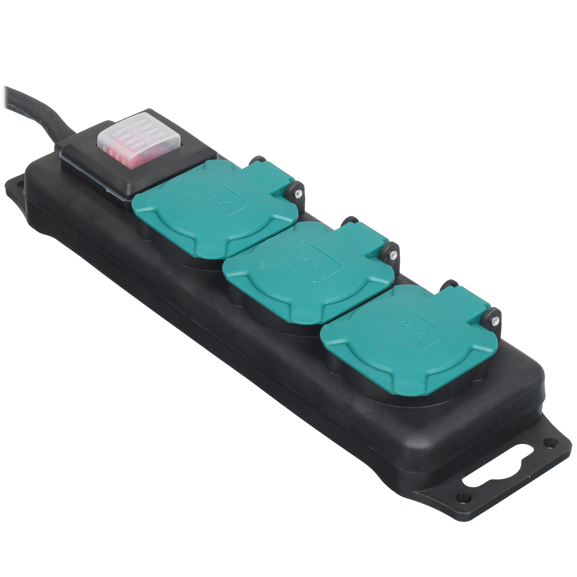 Удлинитель силовой FinePower PDS0422 черный 5086467 STDN-0054708