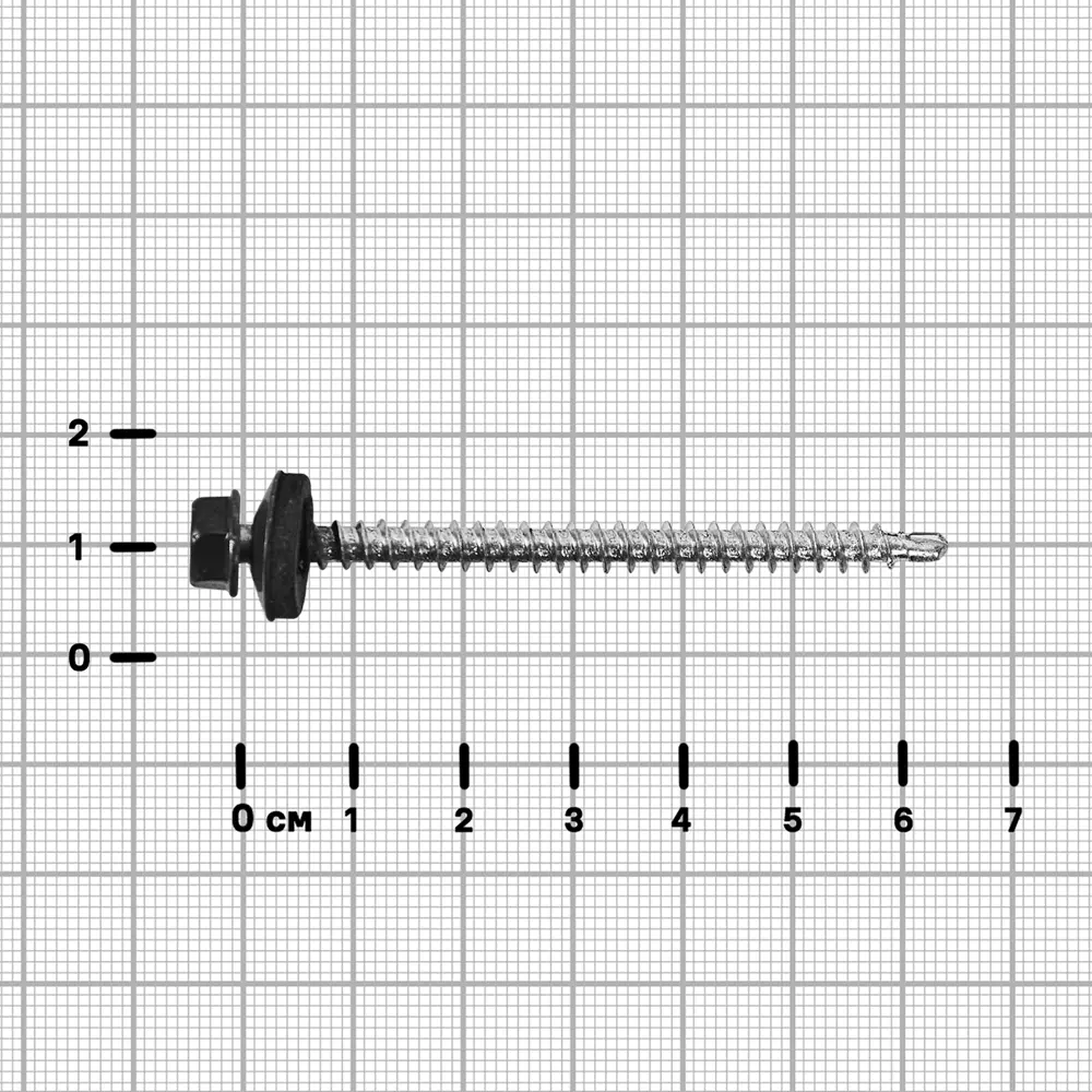 Саморезы кровельные STANDERS для металлочерепицы и профнастила 4.8×64 мм 89213032 STLM-1011692 - Вид №2