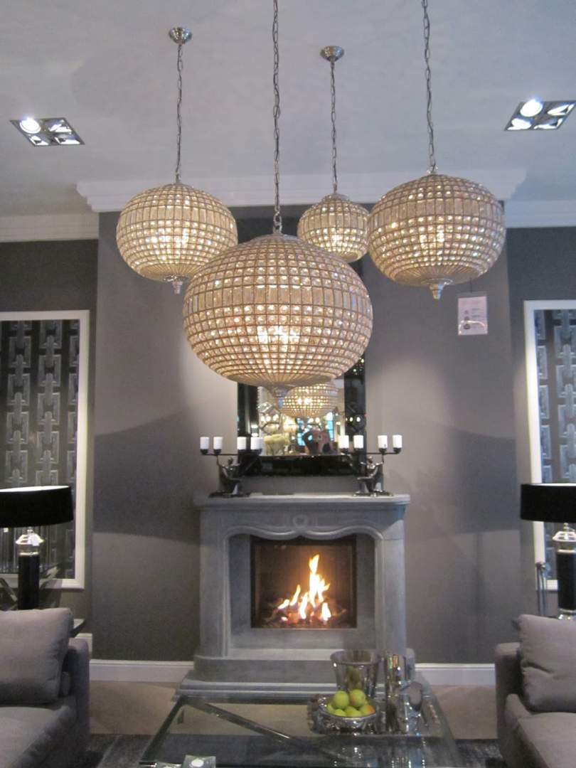 Люстра Kasbah Oval M от Eichholtz хром 106371 EICHHOLTZ ДИЗАЙНЕРСКИЕ, EICHHOLTZ, ШАР 061520 Хром  - Вид №2