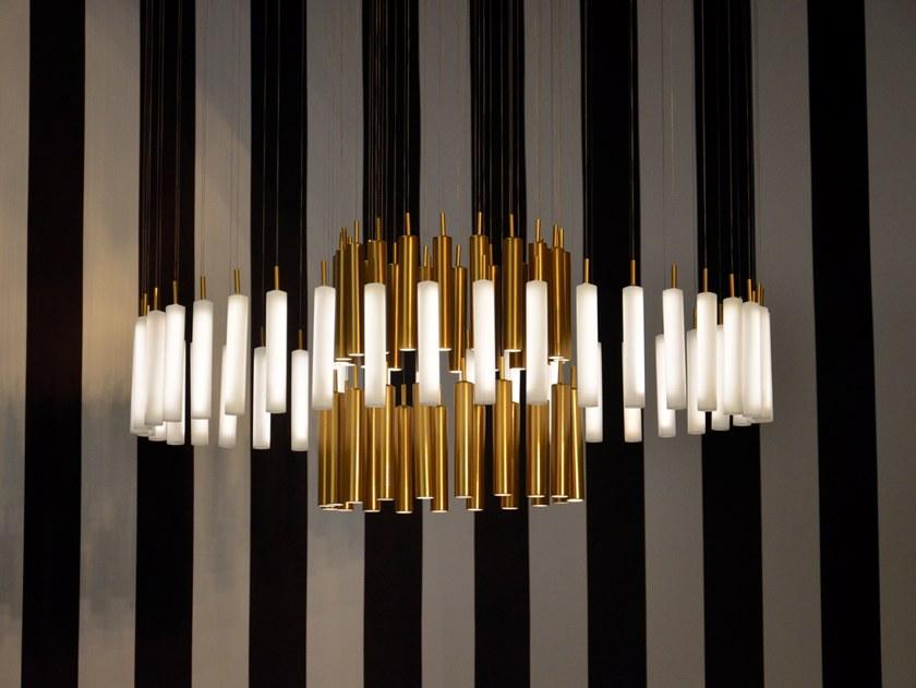 Beau & Bien Фарфоровая светодиодная люстра с диммером Rainy day sun-id-1377671 - Вид №6