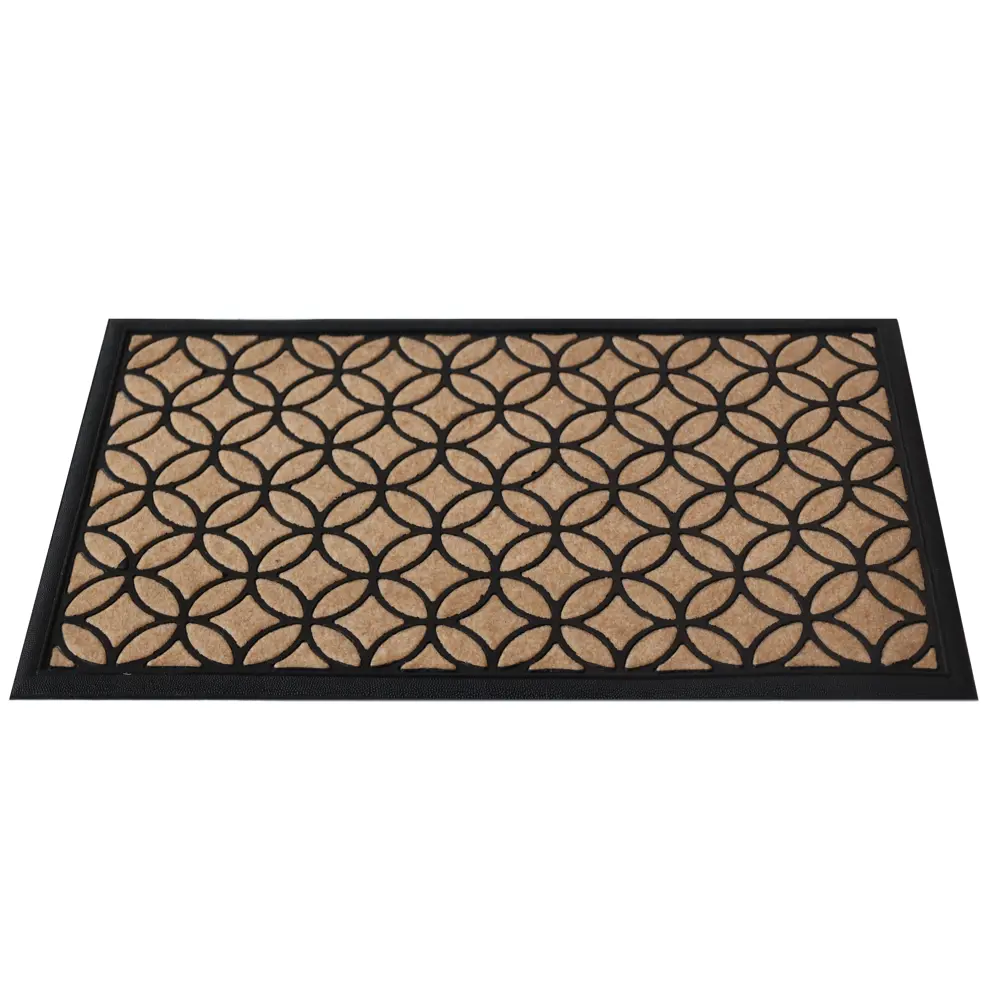 Коврик грязезащитный полиэстер Bali A1 45x75 см цвет бежевый Santreyd STLM-2168030 - Вид №1