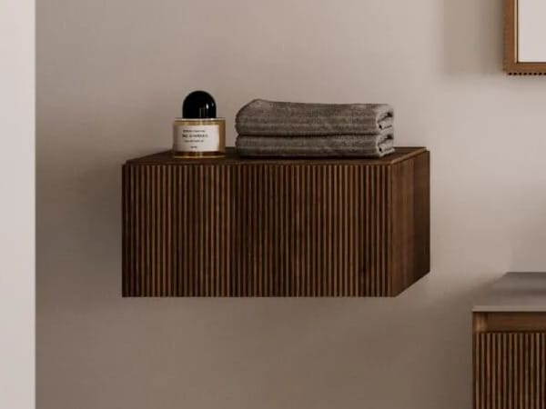 Деревянный подвесной комод ARTELINEA плиссе ARCH-00149203 - Вид №1