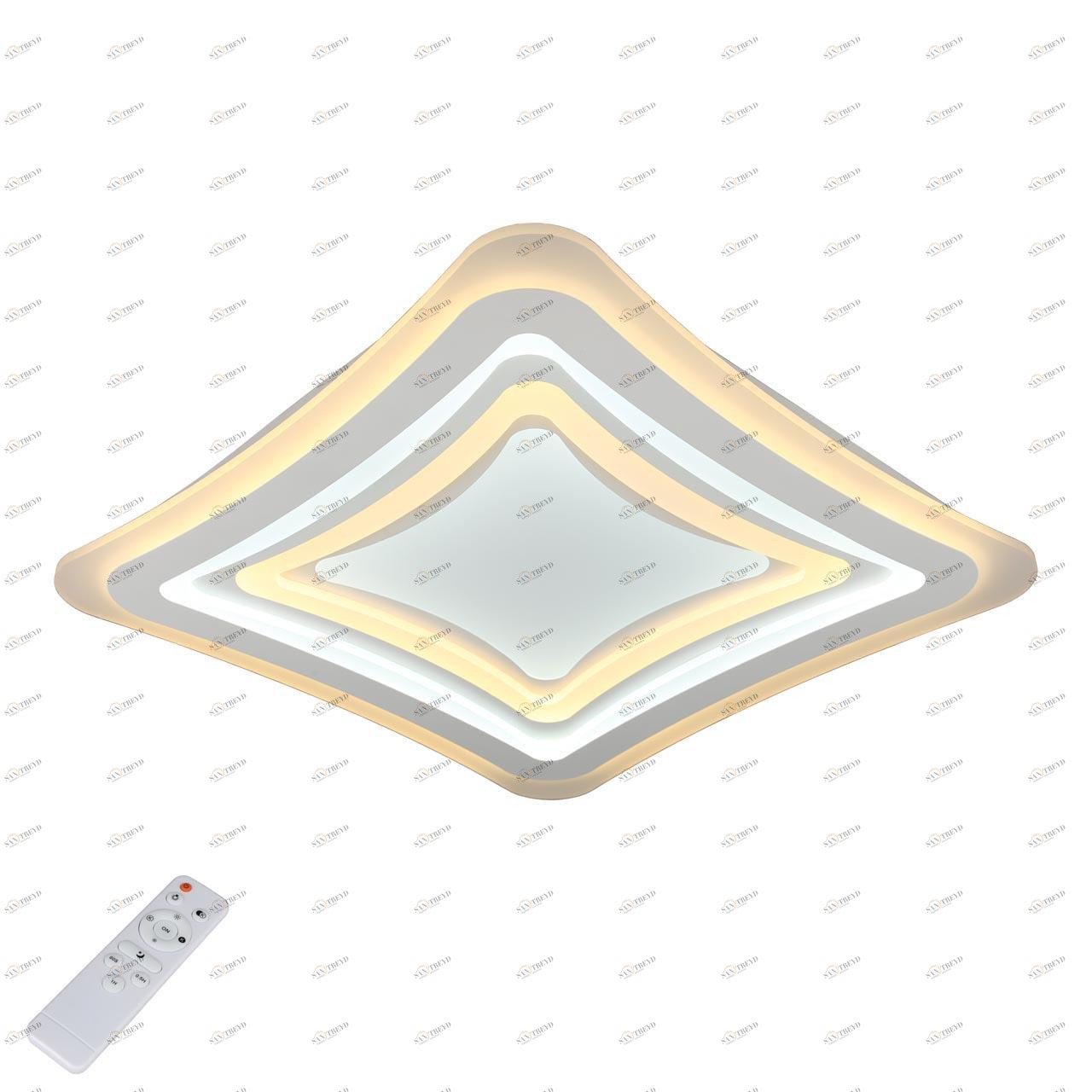 Потолочный светодиодный светильник с пультом ДУ Omnilux Monaci OML-05007-90 OMNILUX MONACI 204262 Белый 