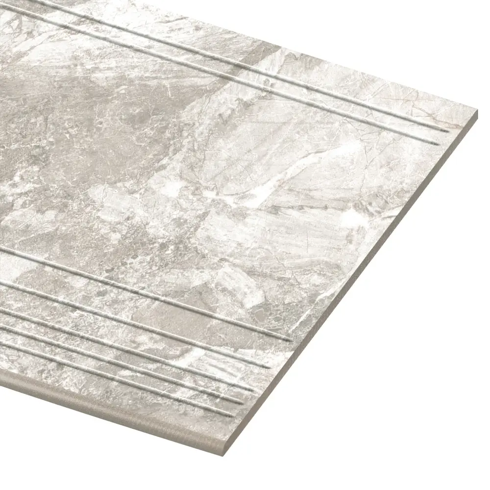Ступенька с закругленными краями Landstone 40 120x30 см керамогранит цвет бежевый Santreyd STLM-2052372 - Вид №1