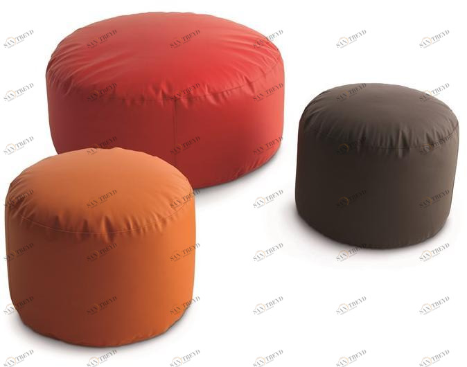 Casamania & Horm Круглый пуф с тканевой обивкой для дома или на улице sun-id-1453025