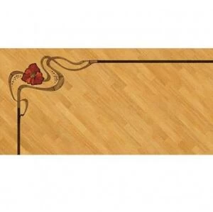Художественный паркет Da Vinci Паркетный Бордюр 26-129 Орех Европейский (Грецкий) Селект (Гладкая) 1000х200 мм.