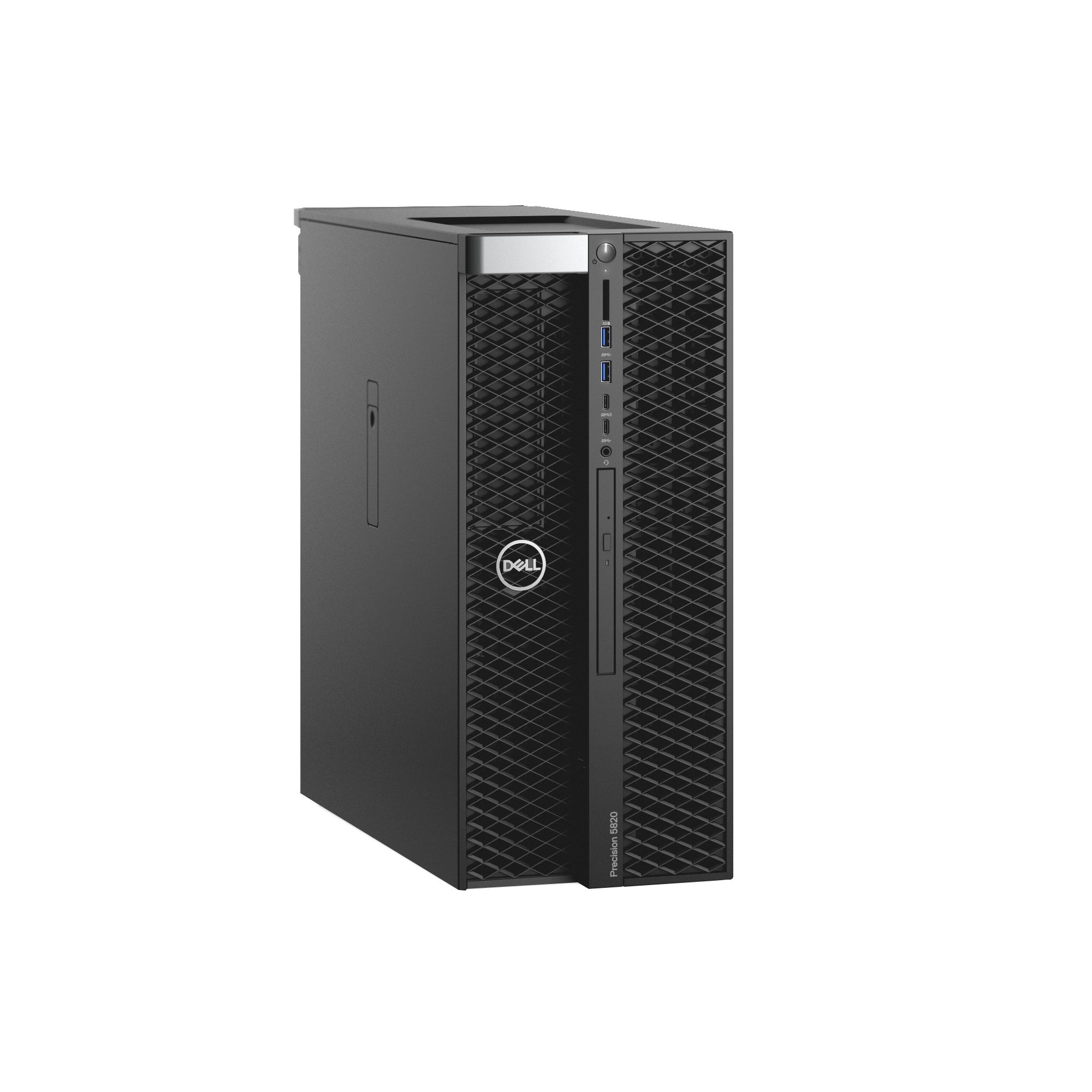 5820-8079 Precision t5820 rtx i9-10920x(3.5ghz, 12c), 16gb(2x8gb) ddr4 udimm 2666mhz, ssd 256gb pcie nvme cl40+1tb sata 7.2knvidia geforce rtx 2080 super (8gb gddr6) 3dp hdmi, dvd-rw,win10 pro, keyboard, mouse, 3y basic nbd Dell Santreyd  - Вид №3