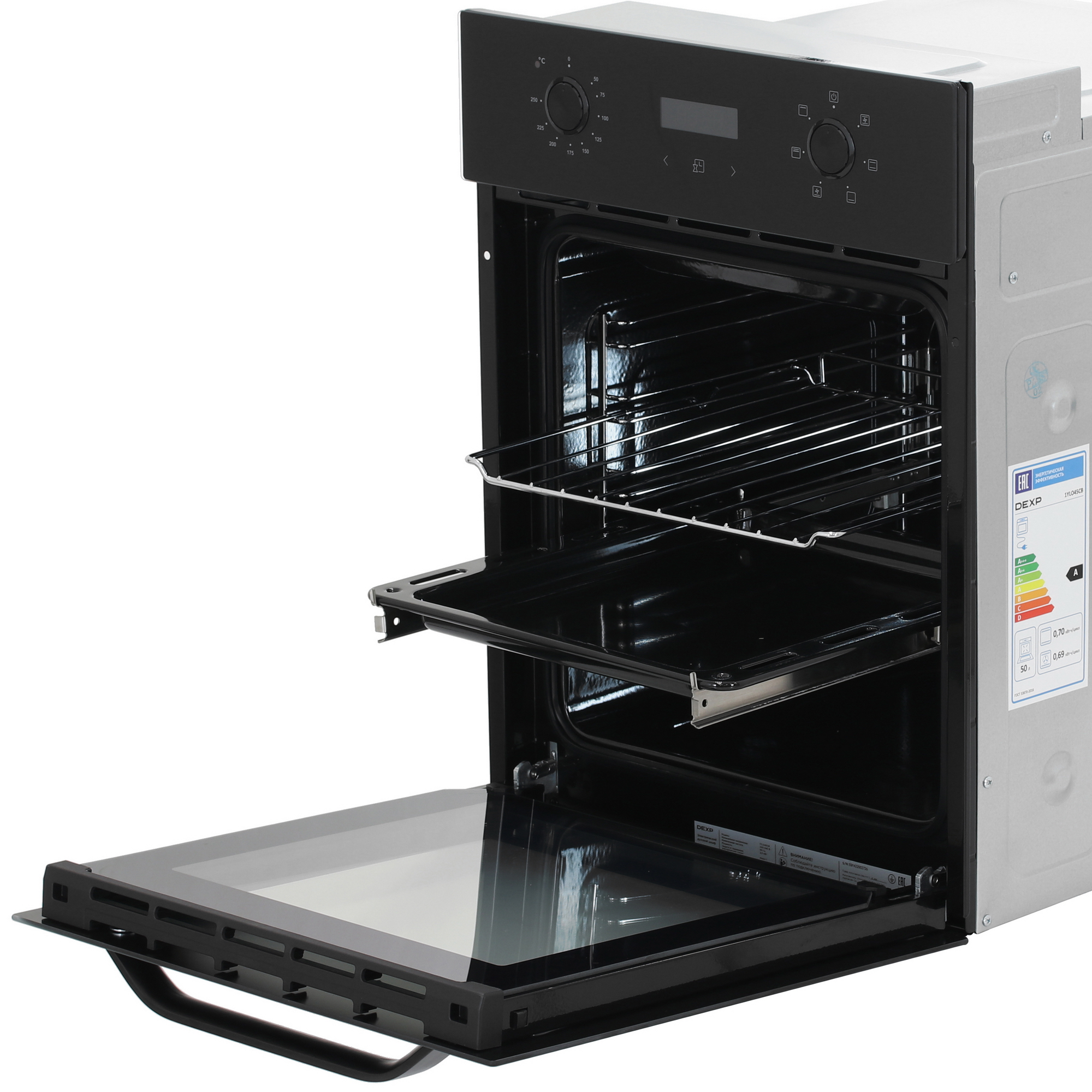 9110581 Электрический духовой шкаф DEXP 1YLO45СB черный STDN-0074434 - Вид №6
