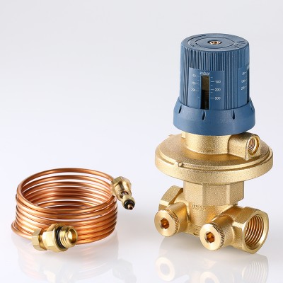 VT.041.G.30005 Автоматический регулятор перепада давления Valtec 3/4", 50–300 мбар  - Вид №1