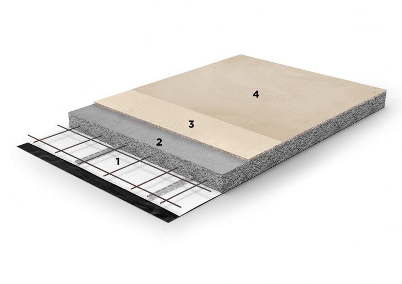 Напольное покрытие с эффектом захвата Isoplam DECO NUVOLATO GRIP ARCH-00097308 - Вид №3