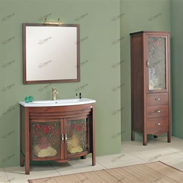 Epoque Тумба FLORENCE 95 wood-glass BATHROOM LINE 1051V