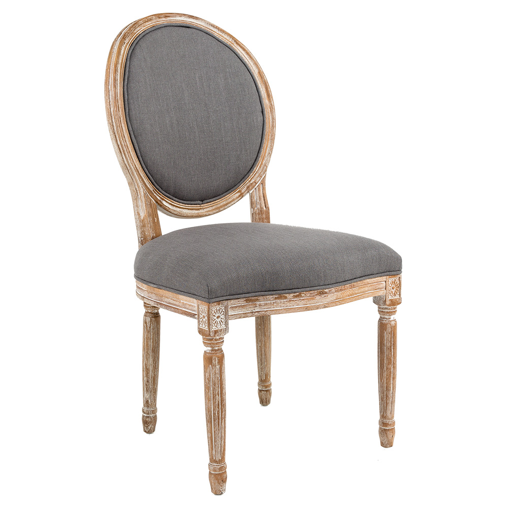 3113005 Стул «Луи / Туманная луна» (лен, лесной орех) Object Desire  - Вид №1