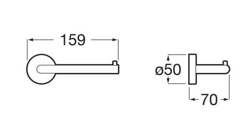 Держатель рулона из нержавеющей стали Roca Allegro ARCH-00132884 - Вид №12