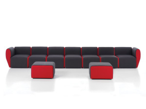 Модульный тканевый диван