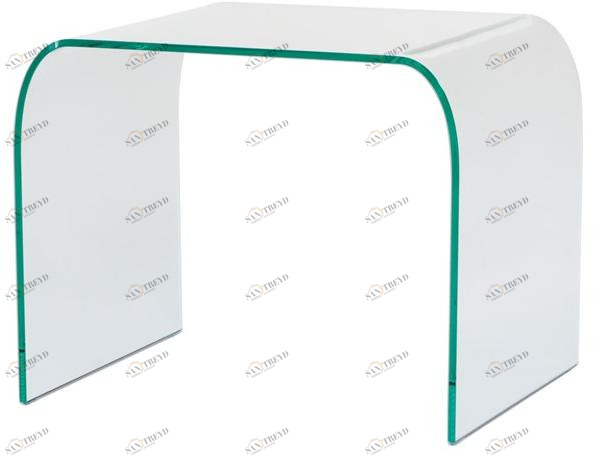 Tonin Casa Низкий прямоугольный журнальный столик из стекла Classic sun-id-1457311