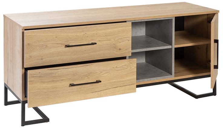 50740 Комод Loft Дуб натур 140 R-HOME 4003602h_Натур - Вид №3