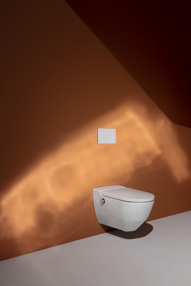 H8206017570001 Подвесной унитаз-биде, безободковый rimless, включает в комплект съемное сиденье с крышкой с механизмом "мягкое закрывание" LAUFEN PRO - Вид №11