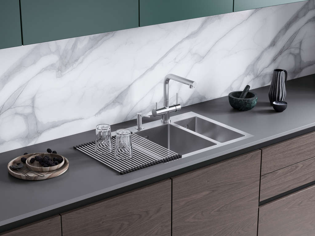 Кухонная мойка Akisame 60-2 IN-L OMOIKIRI 4993775 - Вид №1