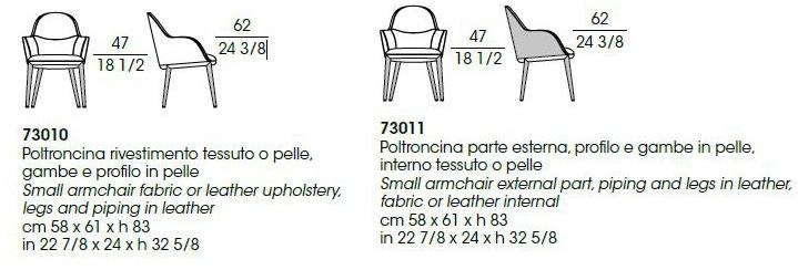 Giorgetti Стул с подлокотниками sun-id-1453879 - Вид №3