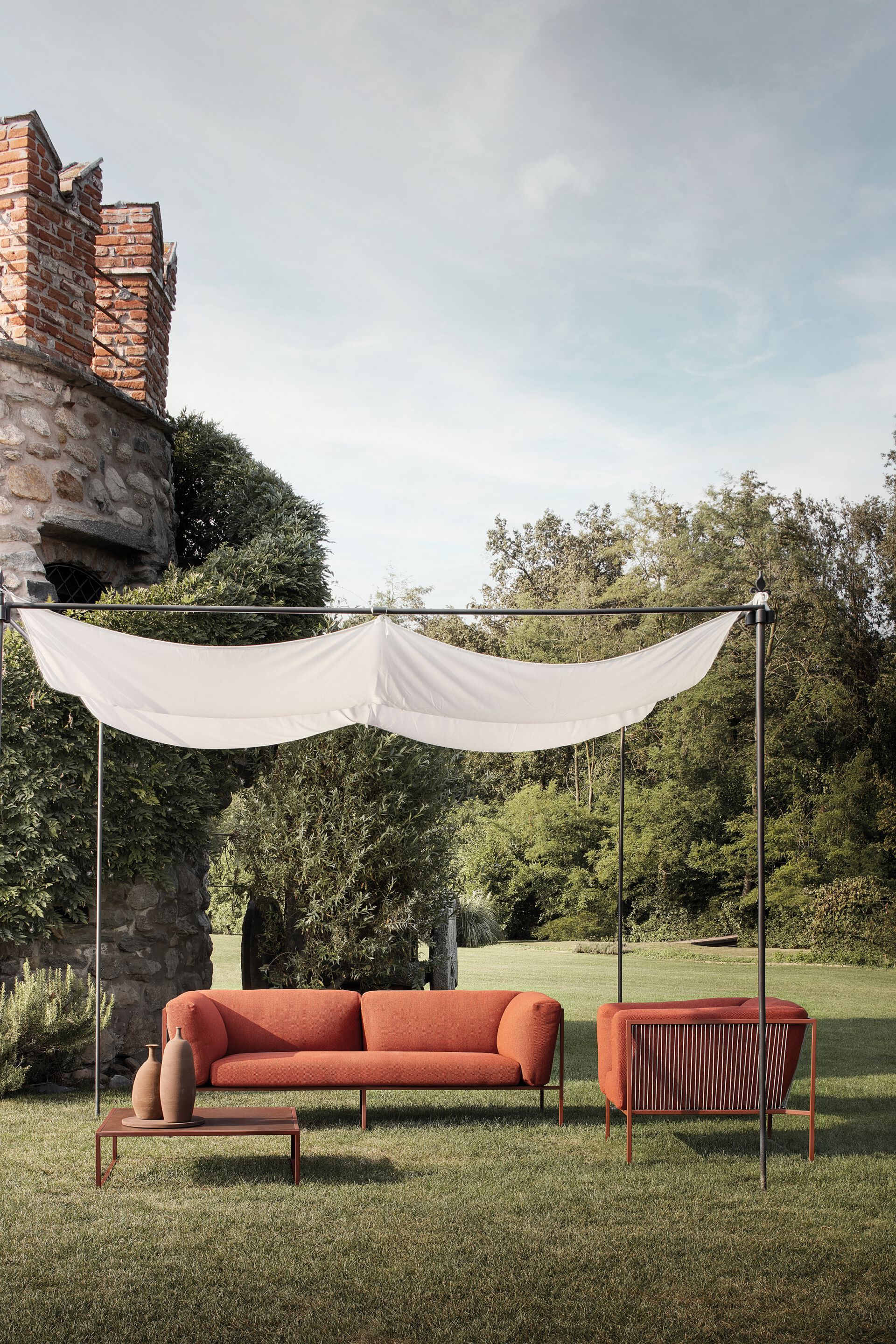 3-местный тканевый диван MDF Italia Арфа ARCH-00140835 - Вид №3