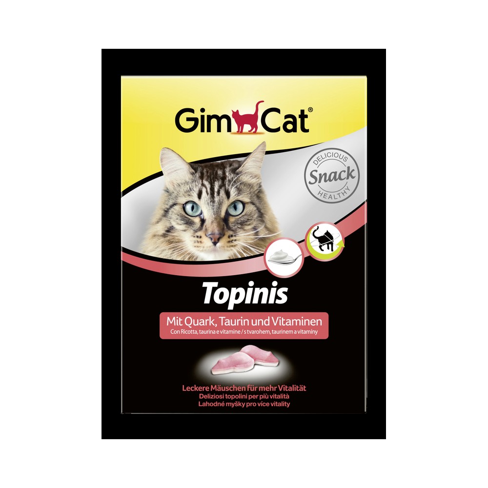 Т00002067 Витамины для кошек GIMPET Мышки с творогом и таурином 190шт GIMCAT 