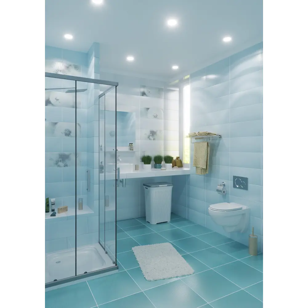 Плитка настенная «Концепт» 2Т 50x20 см 1.4 м² цвет зелёный 82383423 STLM-2132543 Santreyd  - Вид №3