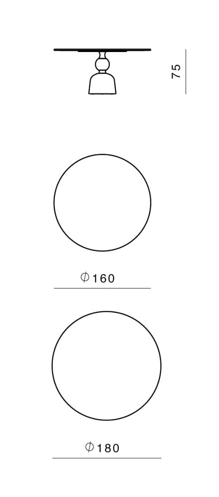 Круглый стол GHIDINI1961 ARTU' ARCH-00059259 - Вид №4