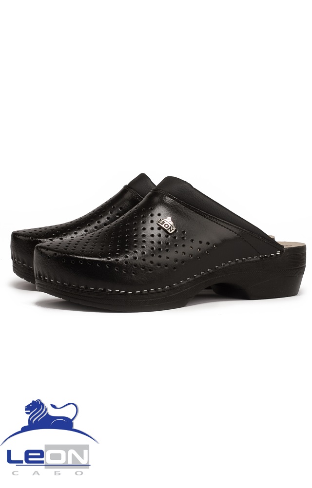 62018 Сабо "Leon LIGHT" мужские черные LEON  Сабо и сланцы размер 42 