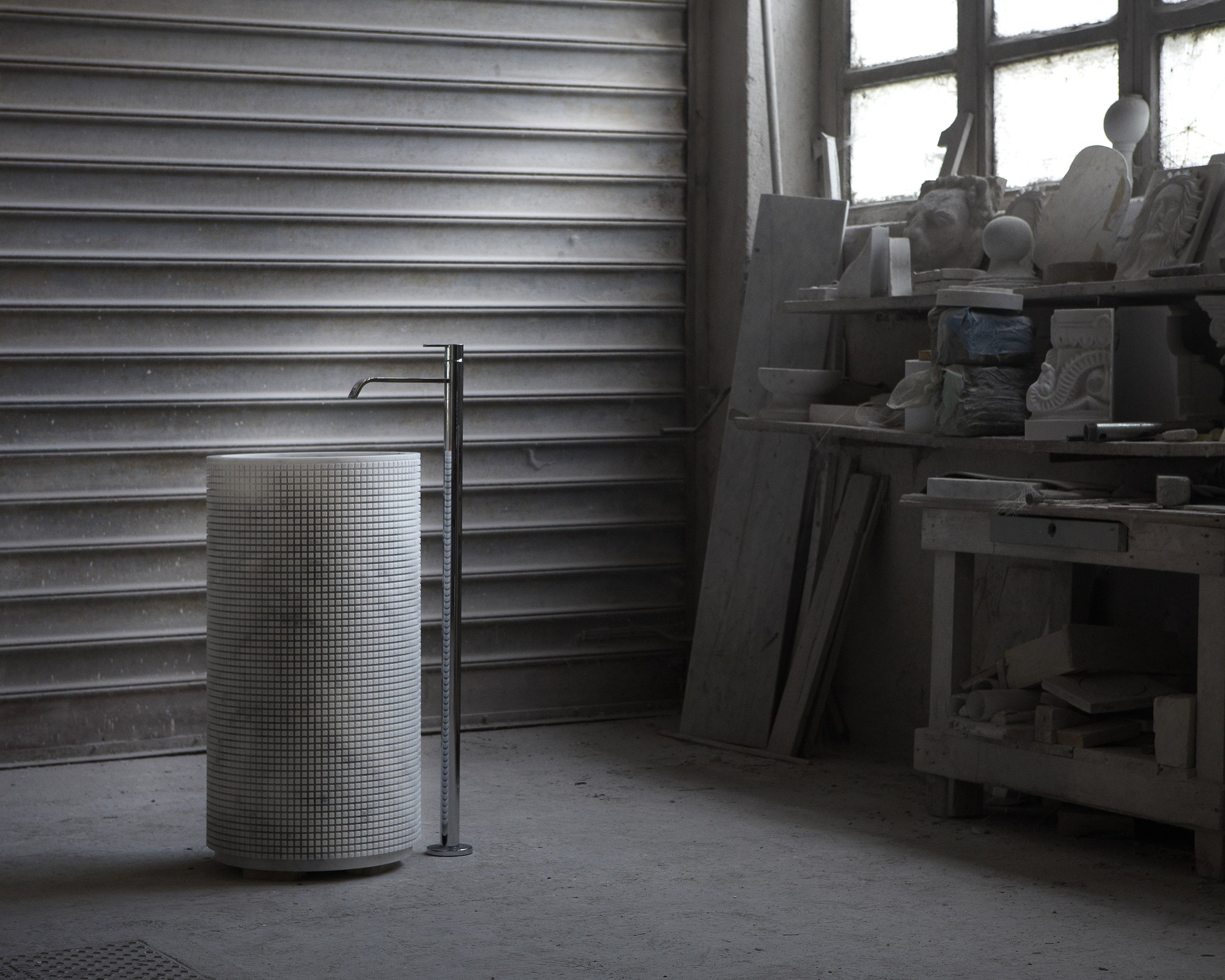 Мраморная круглая отдельно стоящая раковина Antoniolupi PIXEL ARCH-00097787 - Вид №5