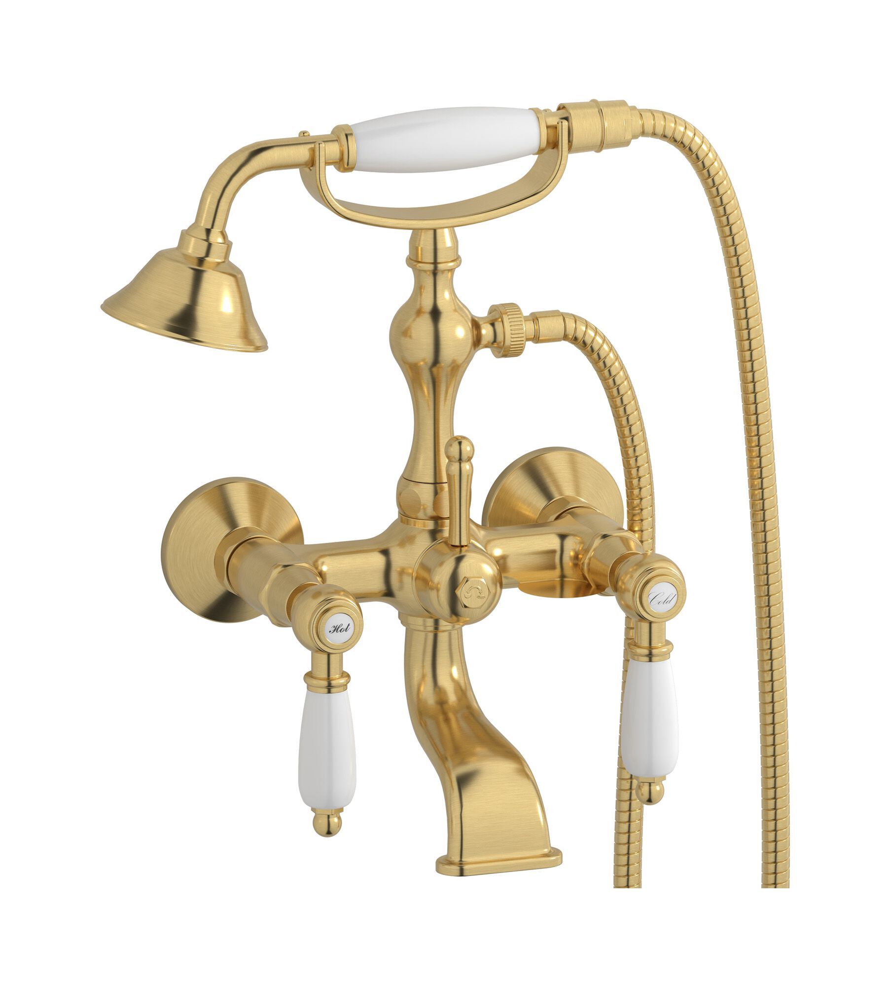 Наружный настенный смеситель для ванны с ручным душем IB Hermes + Hermes Elle ARCH-00034550 - Вид №3