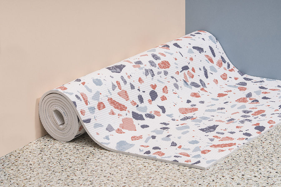 DYYOGAMTW Коврик для йоги terazzo yoga белый Doiy  - Вид №1