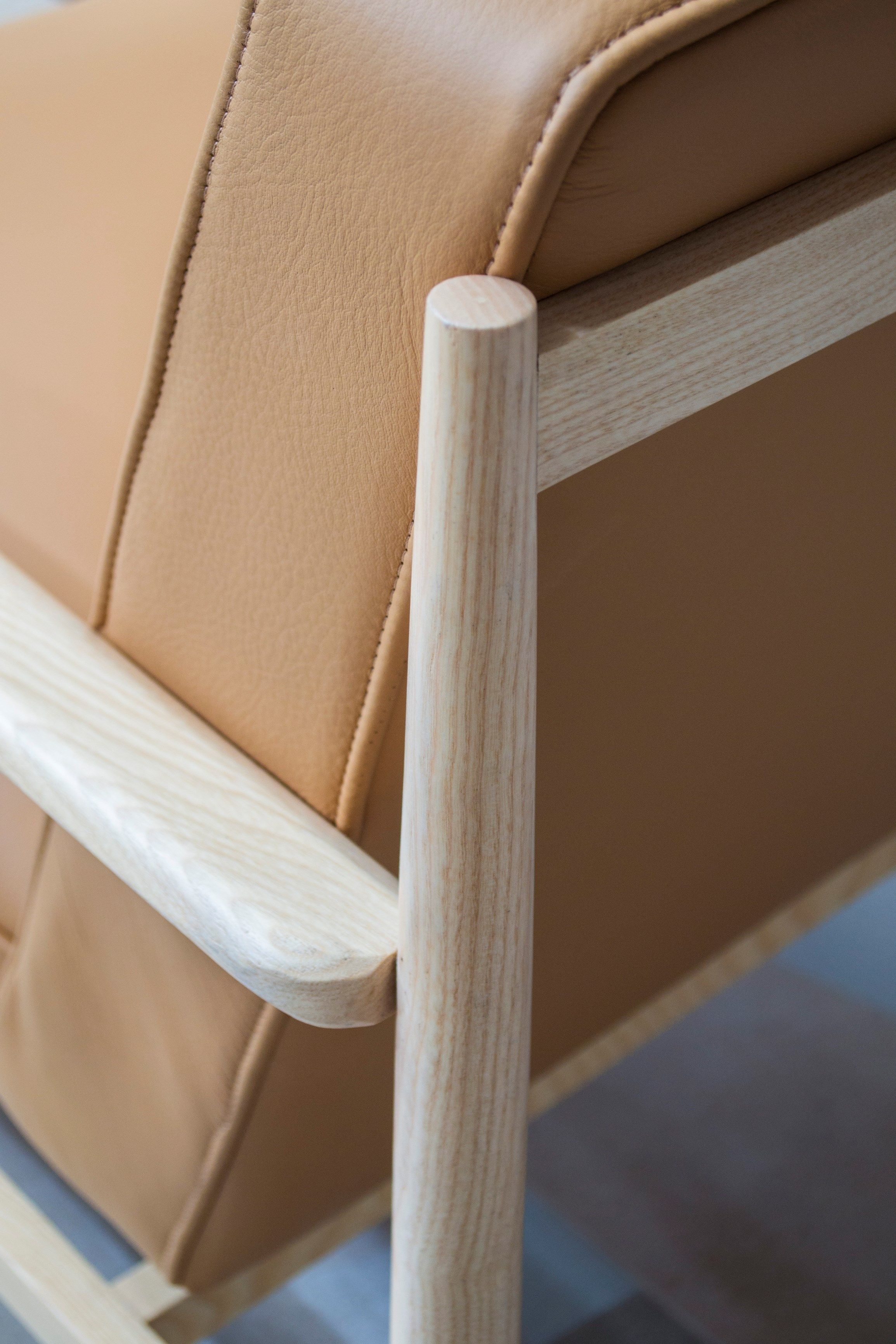 Кожаное кресло с подлокотниками mg12 ARCH-00032582 - Вид №9