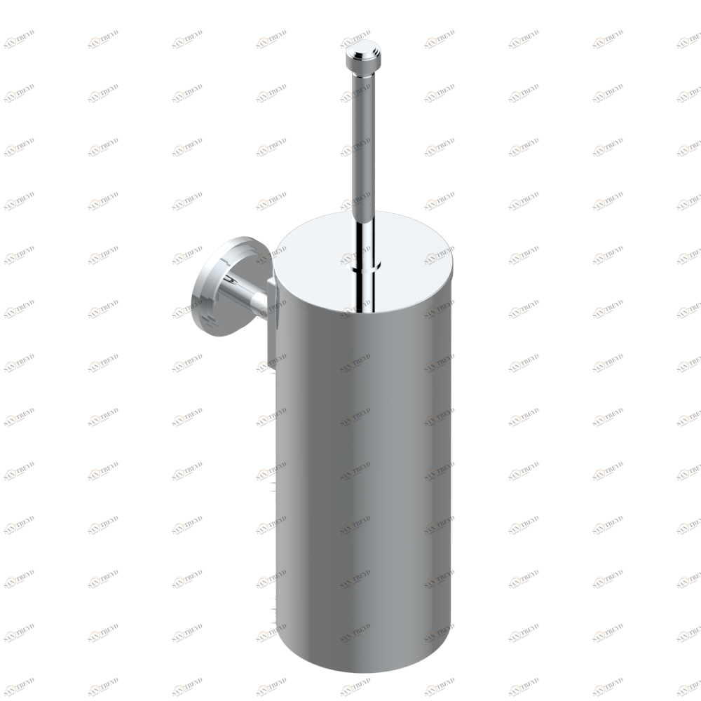 G2K-4720C Стакан настенный и щётка для унитаза с крышкой Thg-paris Faubourg - белый фарфор Хром G2K-4720C CAT.A